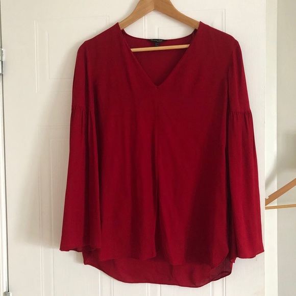 Massimo Dutti Red Blouse - Picture 2 of 5